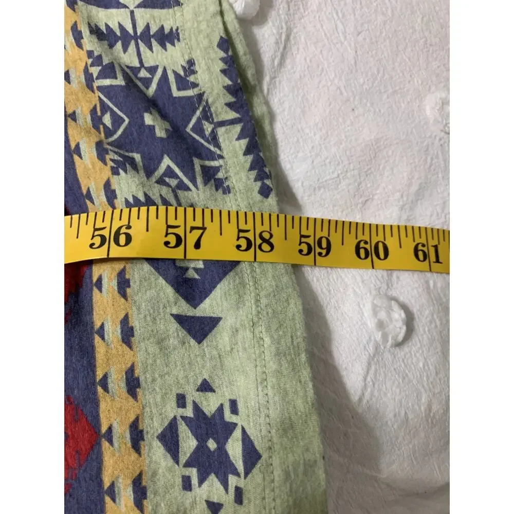 Denim & Supply Ralph Lauren Tank Maxi Dress XL Aztec Tribal Print Western - Picture 5 of 7